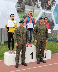 Wojskowy bieg po sprawność dla Ewy Jagielskiej  