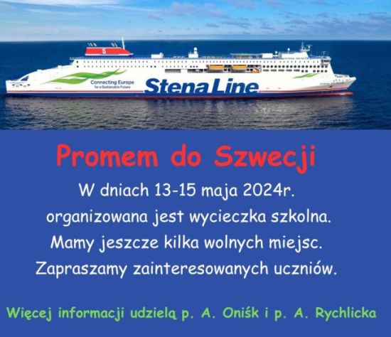 Uwaga! Ostatnie wolne miejsca na wycieczkę do Szwecji!