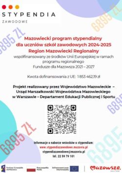 UWAGA! Uruchomiono kolejny nabór wniosków do projektu „Mazowiecki program stypendialny...